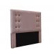 Cabeceira Solteiro Gênova Veludo Lilás