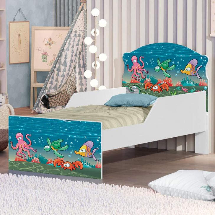 Mini Cama Peixes no Aquário