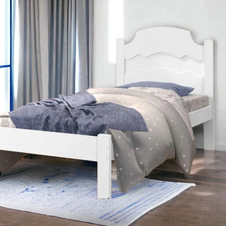Cama Íris Solteiro Branco Cambel