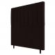 Cabeceira Cama Box Solteiro Itália 90cm Corano Marrom - Desk Design