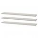 Kit 3 Prateleiras com Suporte Invisível 60x15 cm Branco