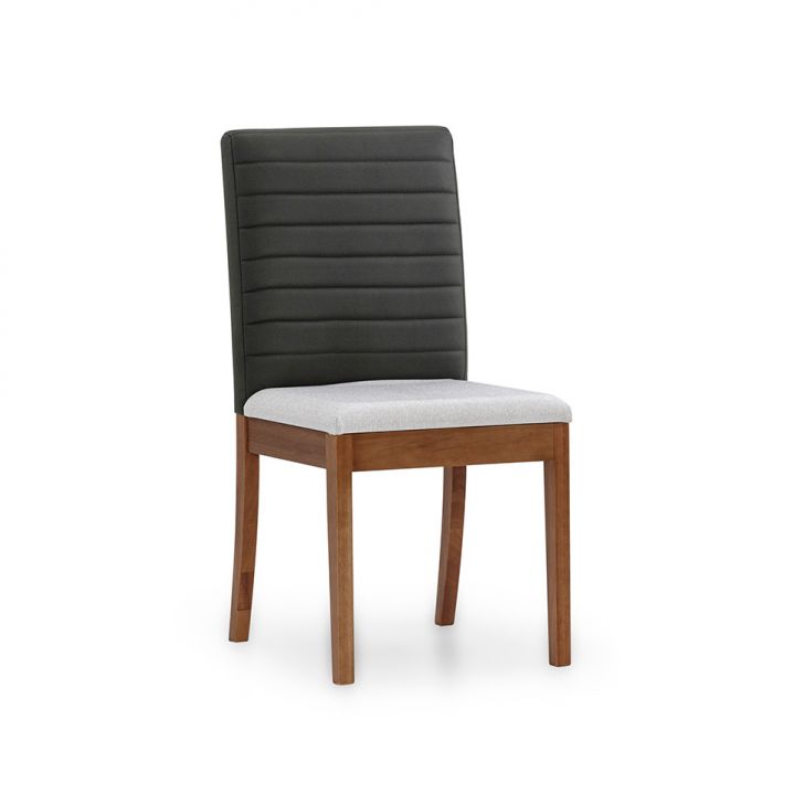 Cadeira Torres Linho Cru e Chumbo Esverdeado