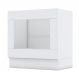 Balcão Forno de Embutir 80cm Americana Branco com Tampo Calcare - Móveis Henn