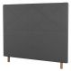 Cabeceira Cama Box Casal Cairo 140cm Linho Cinza - Desk Design