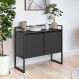 Aparador Buffet Industrial Turquia Preto Onix