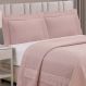 Cobre Leito Queen Majestic Bordado Inglês Micropercal 300 Fios Toque de Algodão 3 Peças - Malva