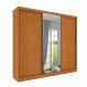 Image of Guarda-Roupa Casal com Espelho Monte Carlo Flex sem Pés 3 Portas 6 Gavetas Neve MO895CL74KURMOB