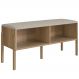 Sapateira Banco | Banqueta Oslo Pes em Madeira Hanover Artesano