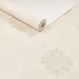 Papel De Parede Tnt Texturizado Bege Arabescos Marrom