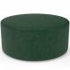 Puff Redondo Orgânico para Living 90cm Lola W01 Couríssimo Verde - Lyam Decor