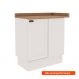 Balcão de Cozinha de Canto Iluminata 1 Porta Branco