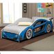 Cama Carro com Baú Juvenil Racer Azul