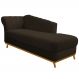 Recamier Vanessa 160cm Lado Direito Corano Marrom - Amarena Móveis