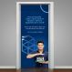 Adesivo de Porta para Imobíliaria Procurando Uma Casa Nova?-73X210Cm