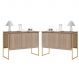 Conjunto de Buffets Industriais Milão Montana Dourado