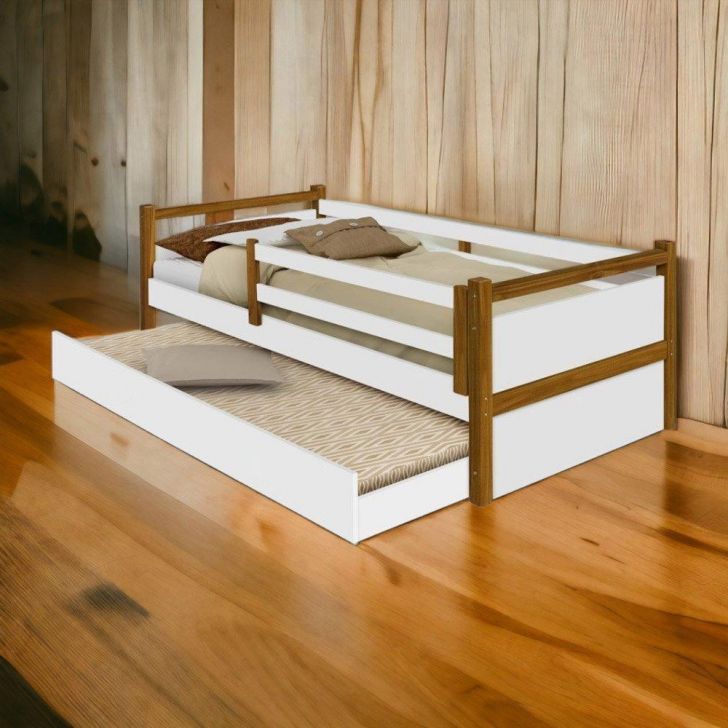 Cama Infant, Diana Branco/Mel c/ Auxiliar