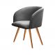 Poltrona Decorativa Atenas - Suede Cinza