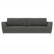 Sofá Decorativo Sala de Estar 230cm Olívia Suede Grafite G52 - Gran Belo