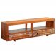 Rack Aparador Elegance 2,4M 2 Gavetas Madeira Maciça com Pátina
