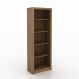 Armário Estante Alto para Escritório Home Office ME4104 MDP Amendoa G69 - Gran Belo