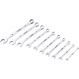 Jogo de chaves combinadas 6 mm a 22 mm aço cromo vanádio 10 peças VONDER