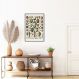 Quadro Vintage Ovos 86x60 Filete Preto