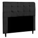 Cabeceira Cama Box Casal King Luna 193cm Suede Preto - Desk Design