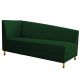 Recamier Valéria 140cm Lado Direito Suede Verde - Amarena Móveis