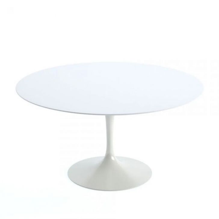 Mesa de Jantar Tulipa Saarinen Redonda 130 cm - Laqueada