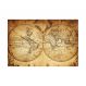 Painel Adesivo de Parede - Mapa Mundi Vintage - 281pn-P