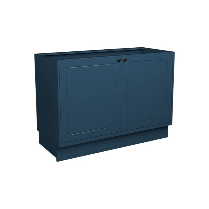 Balcão De Cozinha Sem Tampo Évora 2 Portas Azul Orion 120 Cm