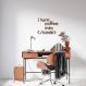 Frase de Parede Dev I turn coffee into Code 60x47 Marrom