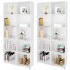 Kit 02 Estantes Multiuso com 10 Nichos Clean A02 187x90 Branco - Lyam Decor