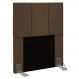 Cabeceira Solteiro 0,90m Genebra Suede Marrom - Pallazio