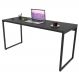 Mesa de Escritório Office 150cm Estilo Industrial Prisma C08 Preto Onix - Mpozenato