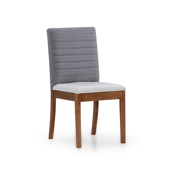 Cadeira Torres Linho Cru e Cinza