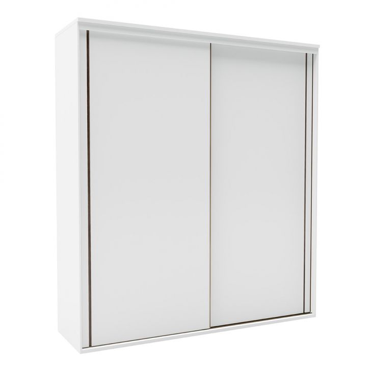 Image of Guarda-roupa Casal Inovatto 2 Portas 6 Gavetas Branco PLA-BE308CL64TTRMOB