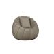Poltrona Decorativa Concha C/Almofada Veludo Bege - Montanaris Decor