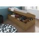 Cama Baú Solteiro Framar Camila Malbec