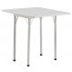 Mesa de Cozinha Dobrável Quadrada Nádia Branca 72 cm