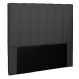 Cabeceira Decorativa Queen Size 1,60M Tropea Suede Preto G63 - Gran Belo