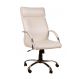 Cadeira Giratória Escritório Havana Presidente Branco Relax Base Cromada c/ Rodizio - 100% Nacional