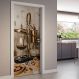 Adesivo de Porta Produzindo Café-73X210Cm