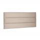Cabeceira Painel La Italiana Para Cama Box Solteiro 90 cm Suede Bege - D'Rossi