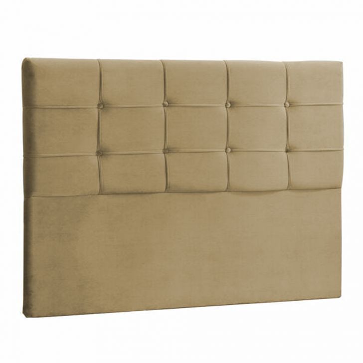 Cabeceira Casal Jordania 140 CM Suede Camurça - D A Decor