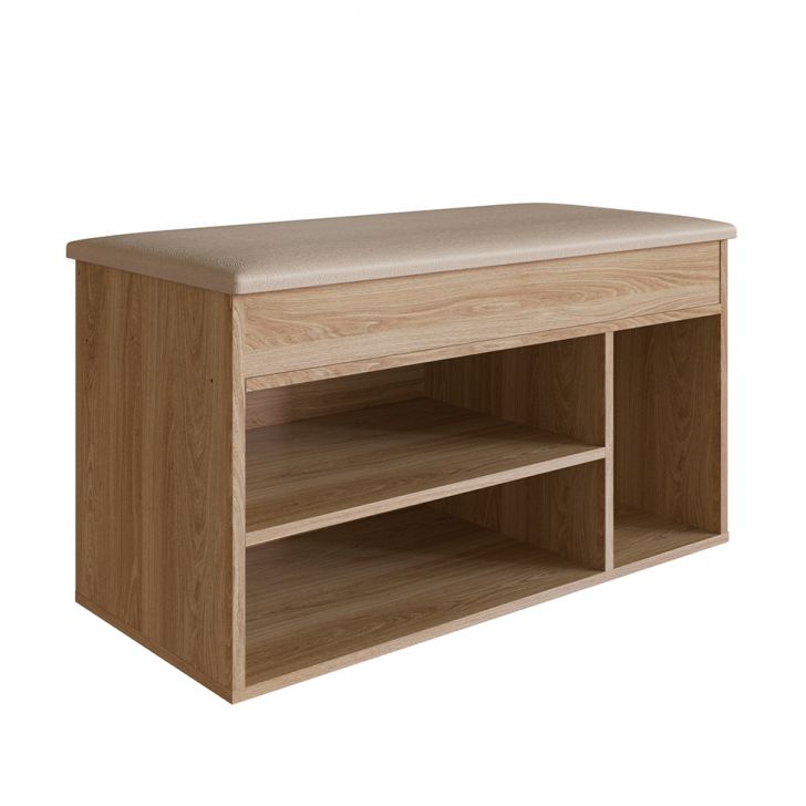 Sapateira Baú Tradicional Oak