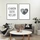 Quadro Frase O Amor esta no Lar 122x86 2-86x60 Filete Preto
