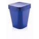 Lixeira Azul Com Tampa Capacidade 10 L De Polipropileno
