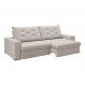 Image of Sofá 3 Lugares Retrátil e Reclinável Flexforma Premier Veludo Marfim 230 cm LI181UP54MURMOB