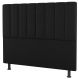 Cabeceira Cama Box Casal Queen Size Cora 160cm Sintético Preto - Desk Design